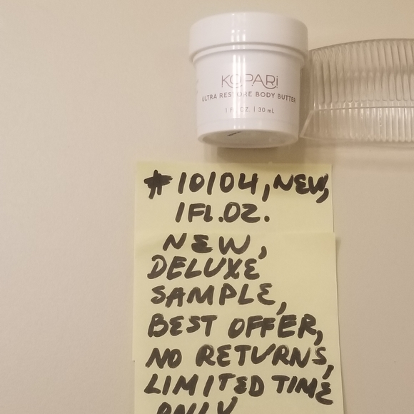 ✅#10104 New 1 fl oz Kopari Ultra Body Butter jar Deluxe Sample - Picture 5 of 6